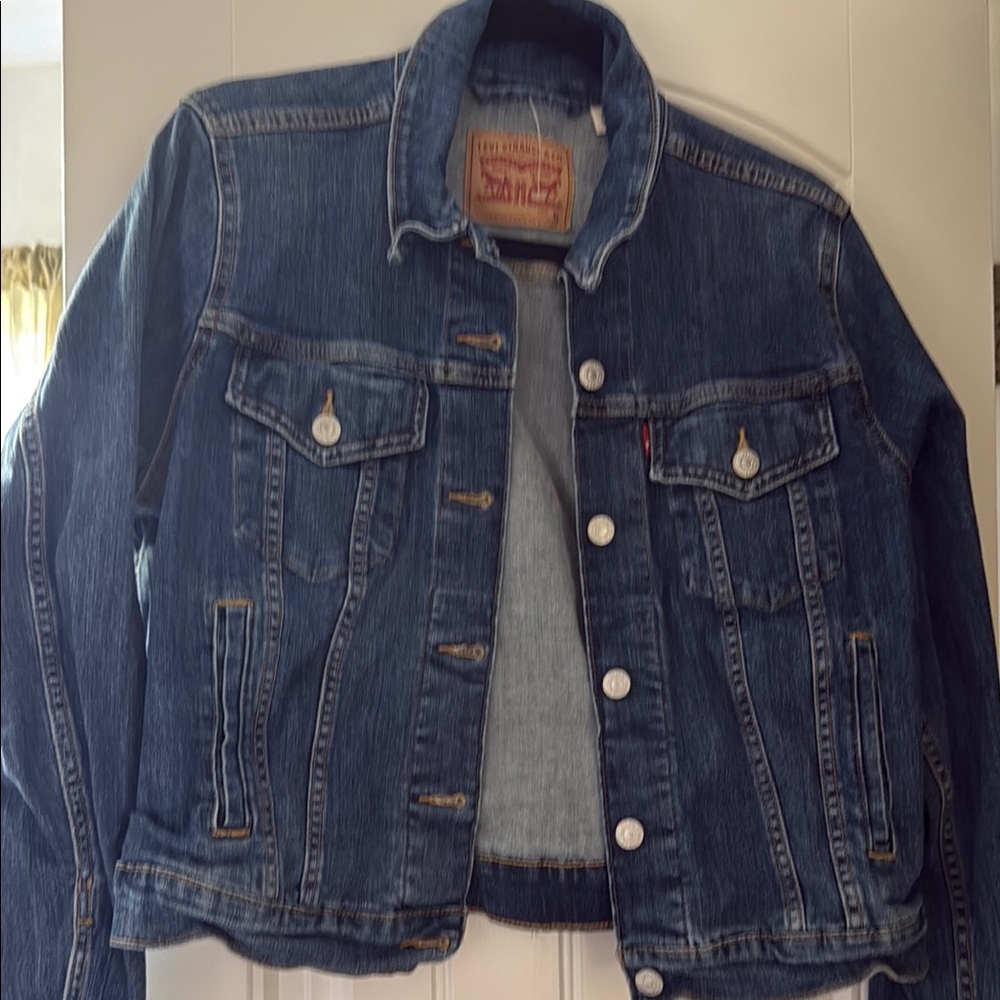 Levi's Dark Blue Denim Jacket red label
